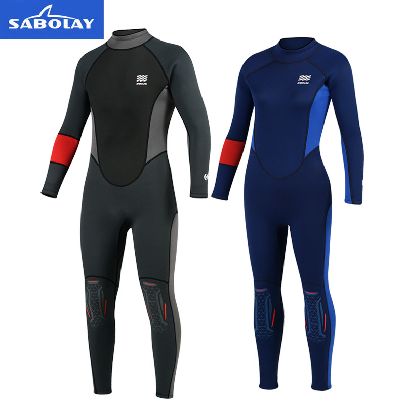 Sabolay 3 mm cijeli wetsuit s dugim rukavima – debeći neopren za zimsko ronjenje, snorkeling i surfanje za muškarce i žene