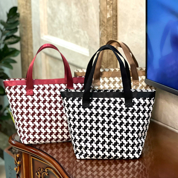 Urban Abu platnena tote torba – korejskog stila, srednje veličine, zatvarač, poliester podstava, za svakodnevnu upotrebu