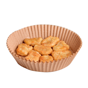 Hârtie de copt pentru air fryer, alimentară, cu față dublă siliconică, absorbantă de ulei, pentru coacere și cuptor