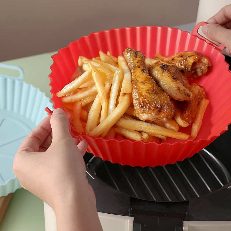 Liner din silicon pentru friteuza cu aer, rezistent la temperaturi înalte