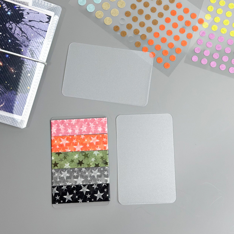Placă de distribuire pentru bandă Washi, PP transparent, îngroșată, colțuri rotunjite, unghi drept, instrument pentru jurnal, foi cu grilă colorată