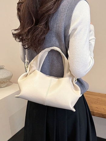 Ženska PU kožna crossbody torba s motivom oblaka, proljeće 2026, francuski stil visoke klase