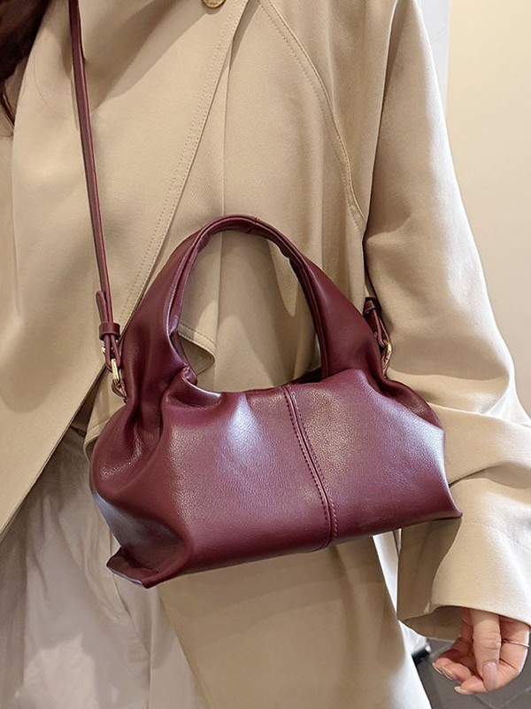 Ženska PU kožna crossbody torba s motivom oblaka, proljeće 2026, francuski stil visoke klase