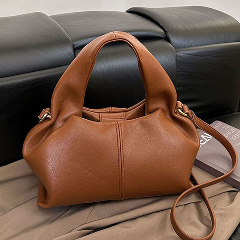 Ženska PU kožna crossbody torba s motivom oblaka, proljeće 2026, francuski stil visoke klase