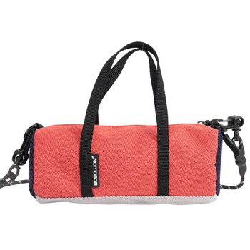 Mini torbica s blok boja, cilindrična crossbody torba za planinski stil, lagana ženska torba