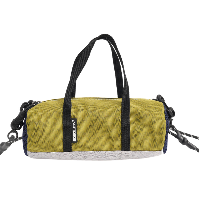 Mini torbica s blok boja, cilindrična crossbody torba za planinski stil, lagana ženska torba