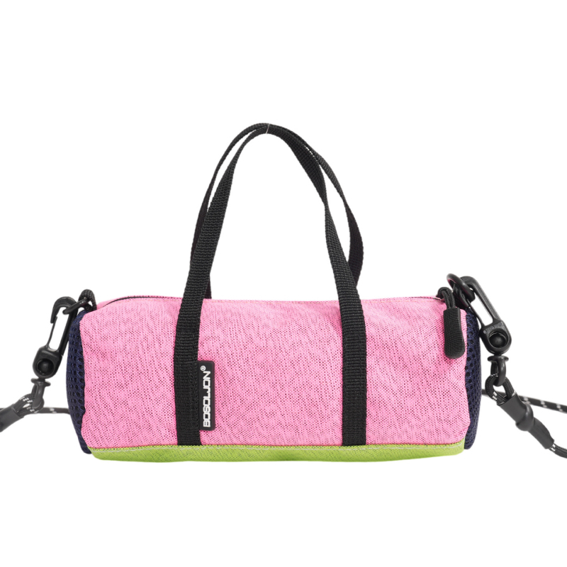 Mini torbica s blok boja, cilindrična crossbody torba za planinski stil, lagana ženska torba