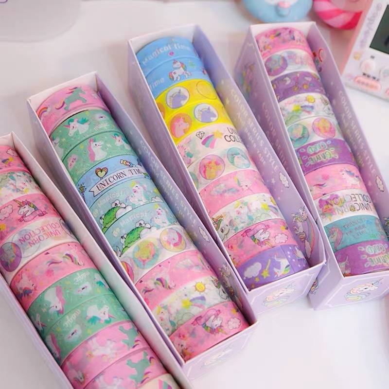 Bandă decorativă colorată pentru jurnal DIY și bandă Washi
