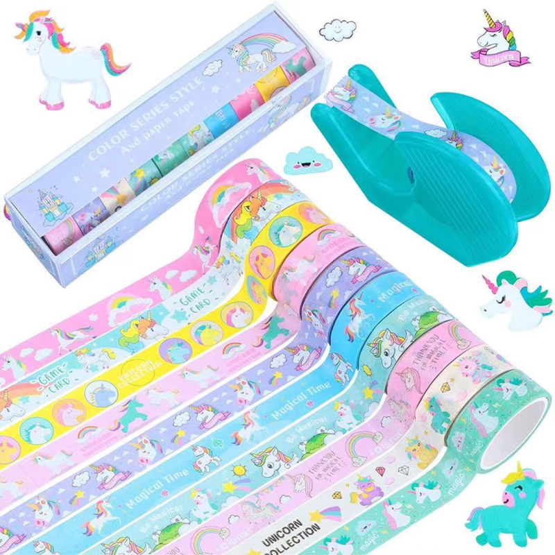Bandă decorativă colorată pentru jurnal DIY și bandă Washi