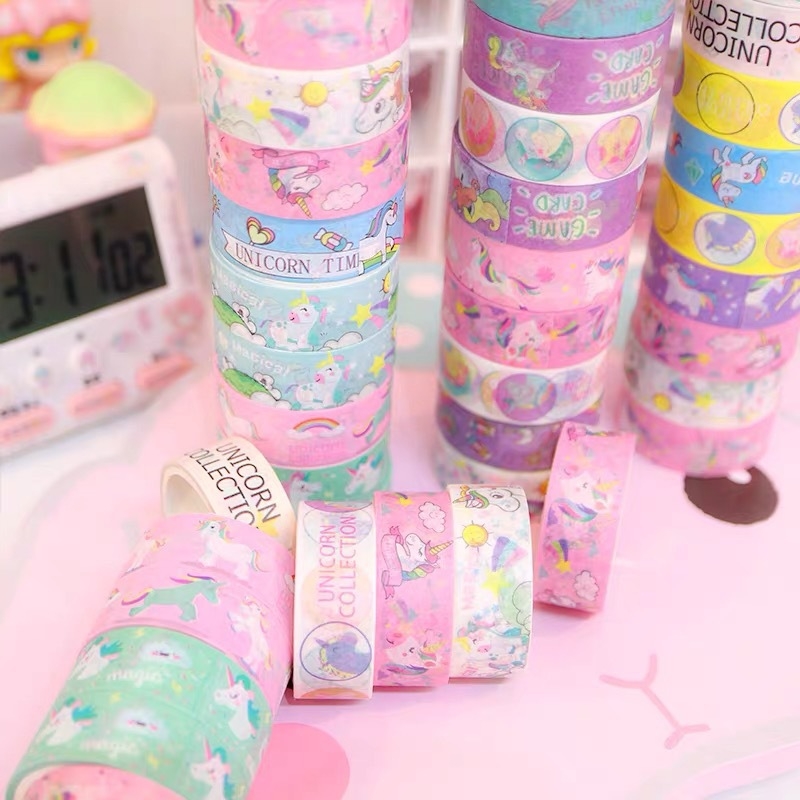 Bandă decorativă colorată pentru jurnal DIY și bandă Washi