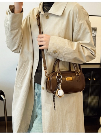 Ženska visoko-kvalitetna retro Boston torba, novi model 2025, s ručkom za ruku i crossbody remenom, svestrana za svakodnevnu upotrebu