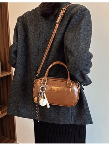 Ženska visoko-kvalitetna retro Boston torba, novi model 2025, s ručkom za ruku i crossbody remenom, svestrana za svakodnevnu upotrebu
