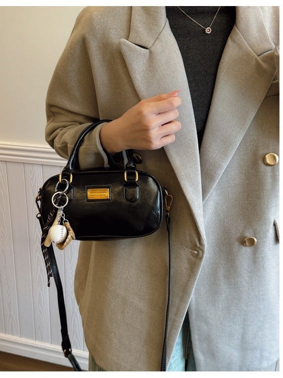 Ženska visoko-kvalitetna retro Boston torba, novi model 2025, s ručkom za ruku i crossbody remenom, svestrana za svakodnevnu upotrebu