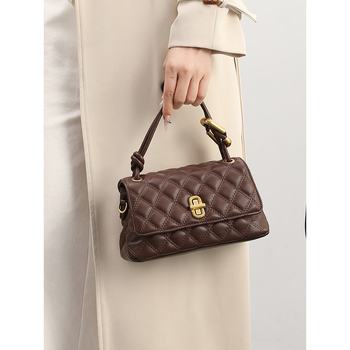 Ženska torbica inspirirana Chanelom, kvilirana dijamantna mreža s lancem, uzorak kavijara, 2025 novi model, za crossbody ili preko ramena