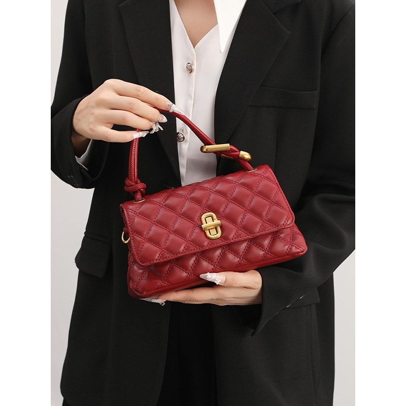 Ženska torbica inspirirana Chanelom, kvilirana dijamantna mreža s lancem, uzorak kavijara, 2025 novi model, za crossbody ili preko ramena