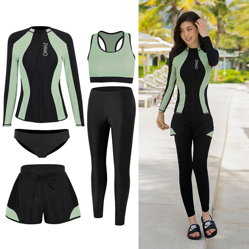 Ženski i muški dvodjelni wetsuit set – dugi rukav i dolge hlače, UV zaštita za ronjenje i surfanje