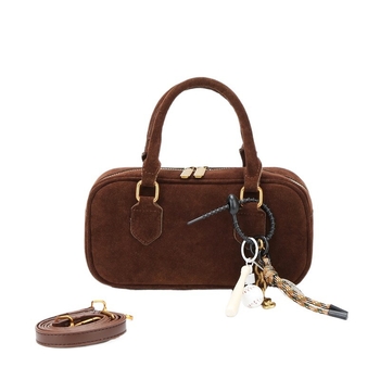 Ženska matirana retro torba s ramom u Boston stilu, crossbody, mala četverokutna torbica, 2025 novi model