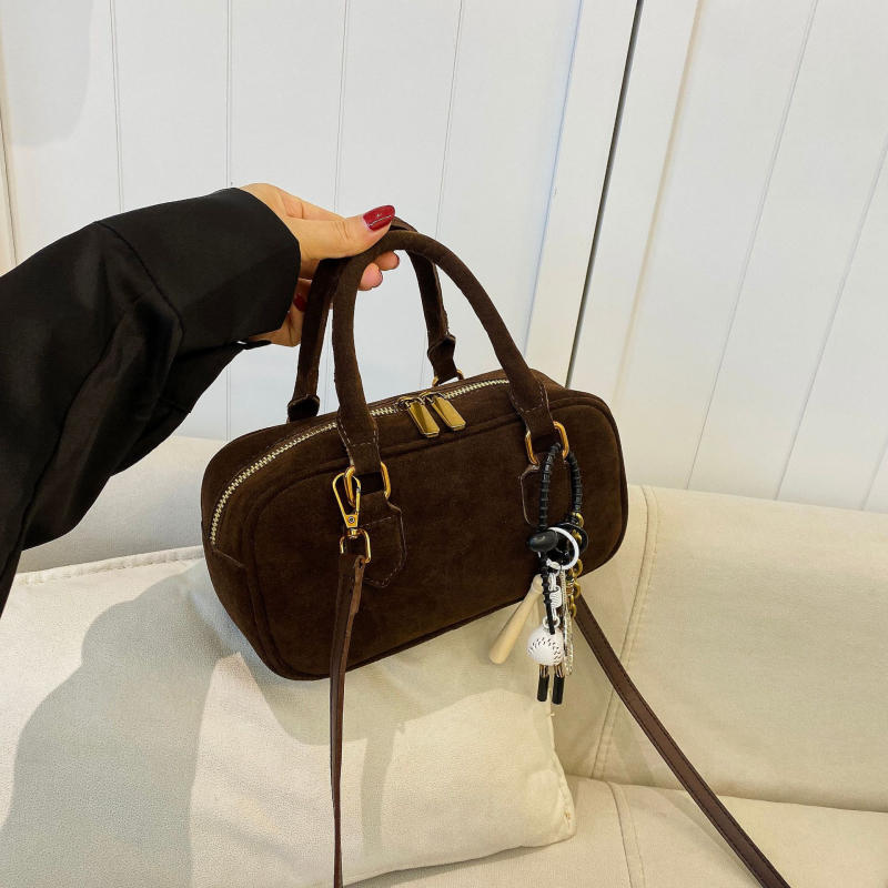 Ženska matirana retro torba s ramom u Boston stilu, crossbody, mala četverokutna torbica, 2025 novi model