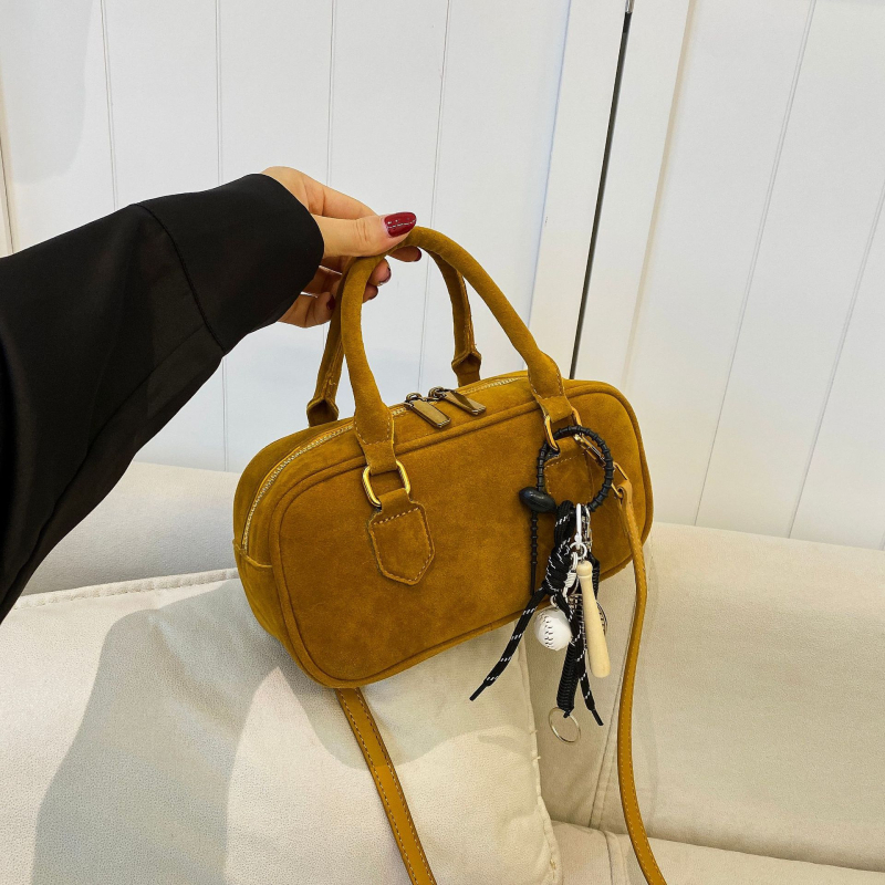 Ženska matirana retro torba s ramom u Boston stilu, crossbody, mala četverokutna torbica, 2025 novi model