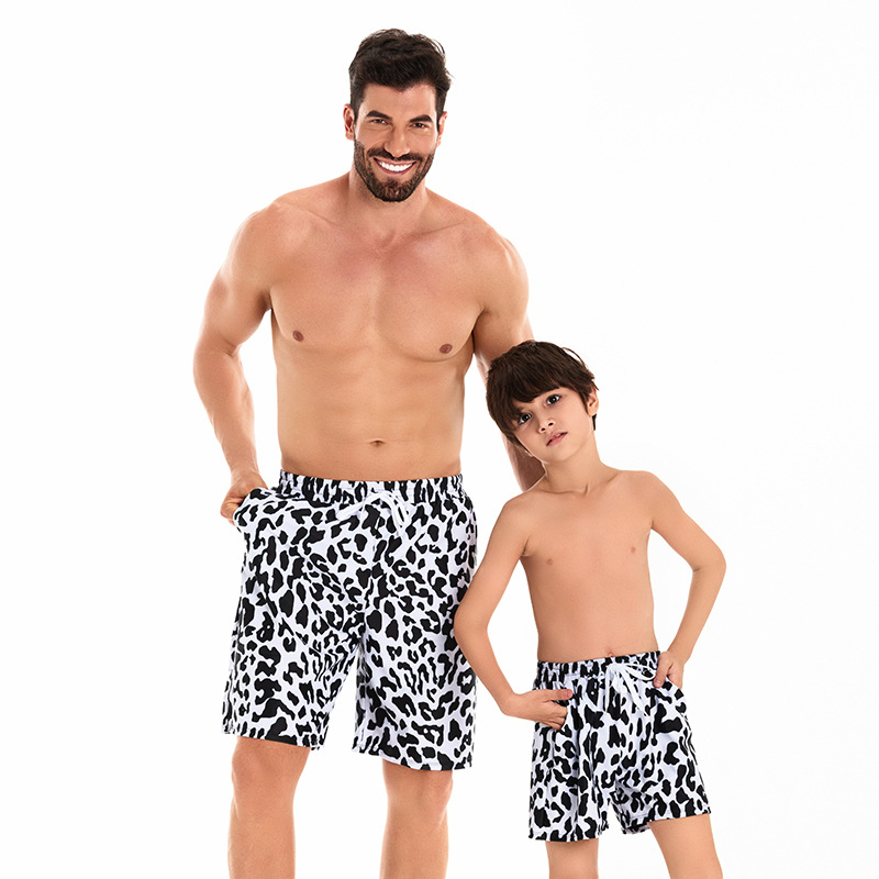 2024 obiteljski kupaći set: bikini majka-kćer i otac-sin beach shorts s elastičnim pojasom