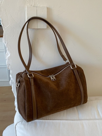 Ženska torba casual retro velike kapacitete, jesen-zima 2025, crossbody/ramena, Boston stil