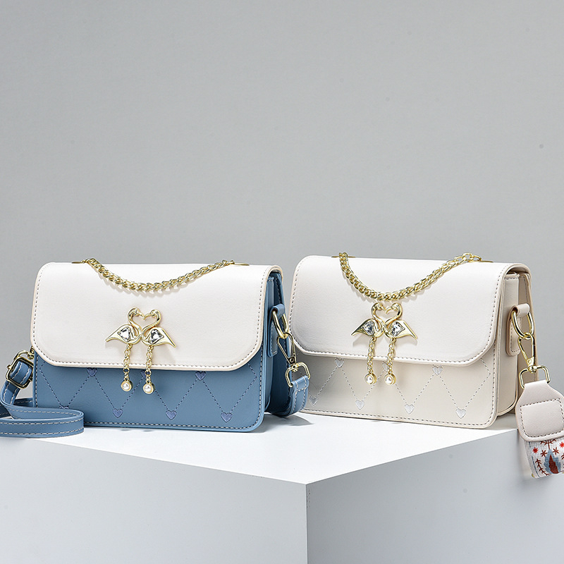 GDCD ženska PU crossbody torba, srednje veličine kvadratnog oblika, pretinci na zip, svakodnevna elegancija