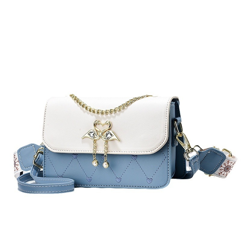 GDCD ženska PU crossbody torba, srednje veličine kvadratnog oblika, pretinci na zip, svakodnevna elegancija
