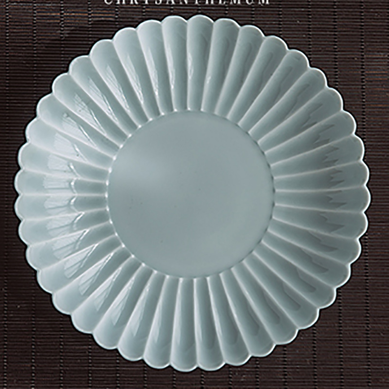 Set ceai ceramic Kung Fu cu suport sculptat pentru ceainic și bol cu capac