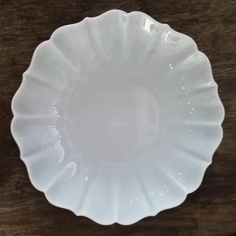 Set ceai ceramic Kung Fu cu suport sculptat pentru ceainic și bol cu capac