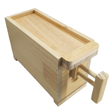 Mini suflător din lemn, manual, pentru prepararea ceaiului, cu bază de încălzire