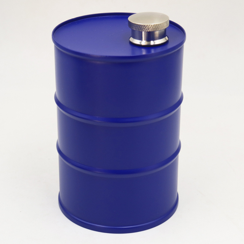 Flască din oțel inoxidabil de 750 ml – recipient portabil pentru băuturi alcoolice, stil retro elegant, pentru activități în aer liber