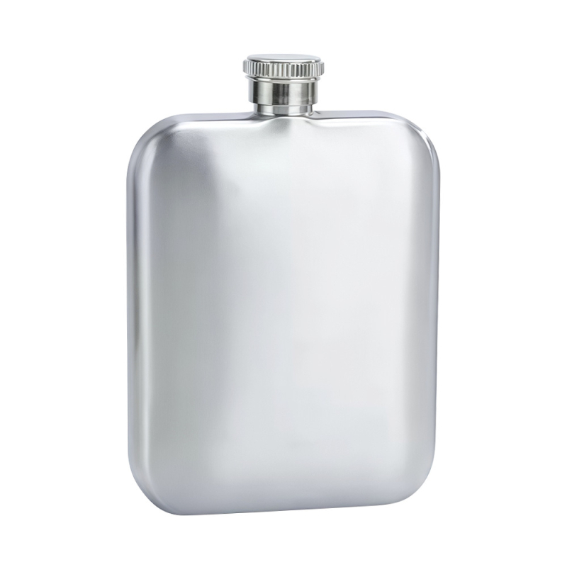 Flacon de vin din oțel inoxidabil 304, pătrat, 6 oz, portabil pentru exterior