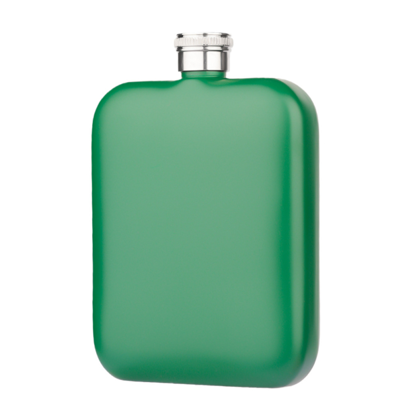 Flacon de vin din oțel inoxidabil 304, pătrat, 6 oz, portabil pentru exterior