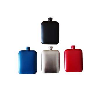 Sticlă portabilă pătrată pentru alcool, din oțel inoxidabil 304, 6oz, utilizare în exterior