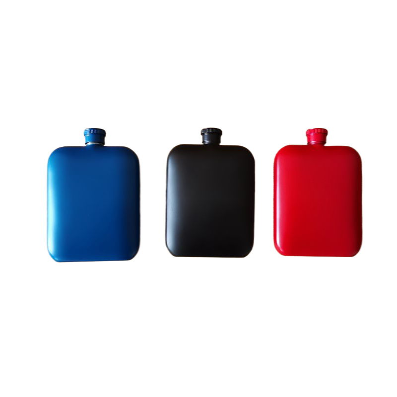 Sticlă portabilă pătrată pentru alcool, din oțel inoxidabil 304, 6oz, utilizare în exterior