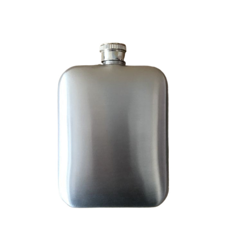 Sticlă portabilă pătrată pentru alcool, din oțel inoxidabil 304, 6oz, utilizare în exterior