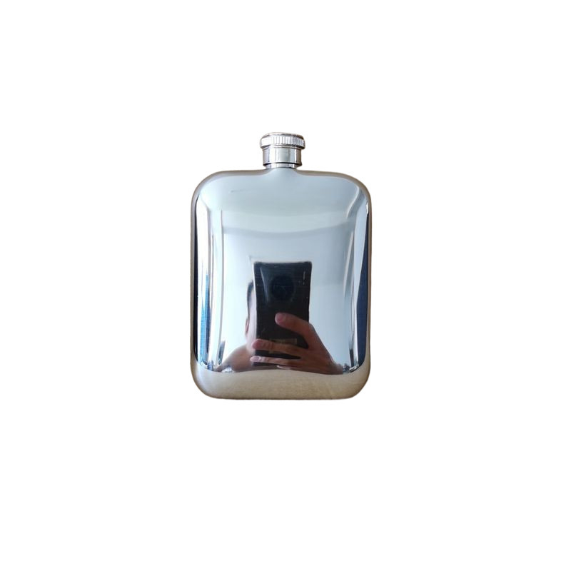 Sticlă portabilă pătrată pentru alcool, din oțel inoxidabil 304, 6oz, utilizare în exterior