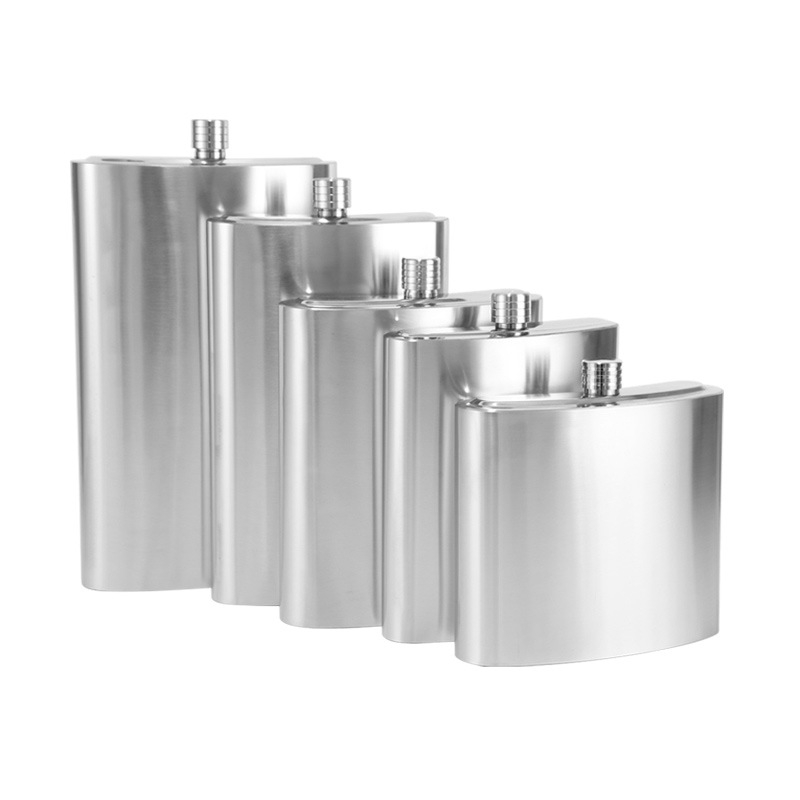 Sticlă mare de vin din oțel inoxidabil cu husă din piele – set portabil pentru mașină (0,5–5 kg)