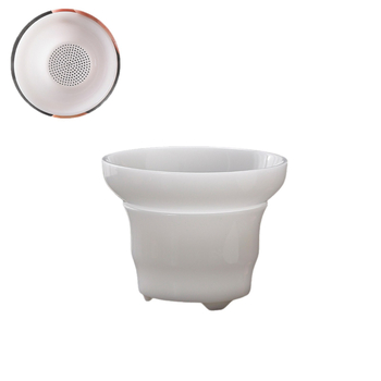 Set ceramic Gongfu pentru ceai cu filtru și ceașcă pentru distribuție uniformă