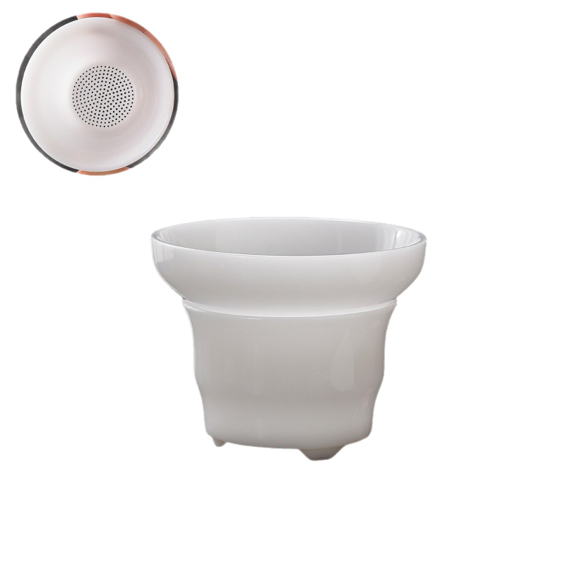 Set ceramic Gongfu pentru ceai cu filtru și ceașcă pentru distribuție uniformă