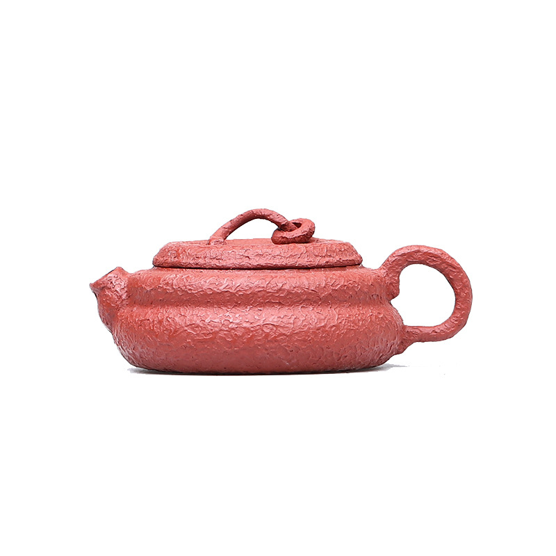 Ceainic din seria Clown Pot, Dahongpao, lut mov Yixing, lucrat manual din lut original, capacitate mică