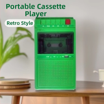Prenosný retro kazetový rekordér a prehrávač s USB prehrávaním – všetko v jednom