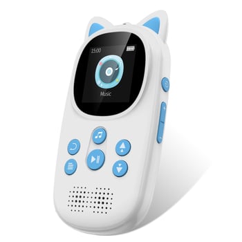 Rajzfilmfigurás gyerekeknek szóló MP3-zenelejátszó Bluetooth-kapcsolattal, hordozható MP4 lejátszó, 2 hüvelykes színes kijelző, SD-kártya támogatás, képnézegető, FM rádió, felvétel, külső hangszóró, ébresztőóra, naptár, e-könyv olvasás, A-B ismétlés