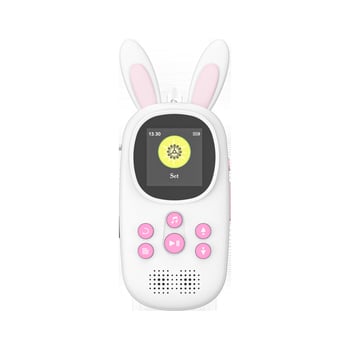 Rajzfilmfigurás gyerekeknek szóló MP3-zenelejátszó Bluetooth-kapcsolattal, hordozható MP4 lejátszó, 2 hüvelykes színes kijelző, SD-kártya támogatás, képnézegető, FM rádió, felvétel, külső hangszóró, ébresztőóra, naptár, e-könyv olvasás, A-B ismétlés