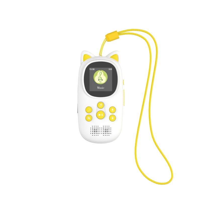 Rajzfilmfigurás gyerekeknek szóló MP3-zenelejátszó Bluetooth-kapcsolattal, hordozható MP4 lejátszó, 2 hüvelykes színes kijelző, SD-kártya támogatás, képnézegető, FM rádió, felvétel, külső hangszóró, ébresztőóra, naptár, e-könyv olvasás, A-B ismétlés