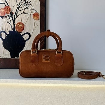 Miu nova ženska torbica: mala kvadratna torbica od velura, za rame, ruku i crossbody