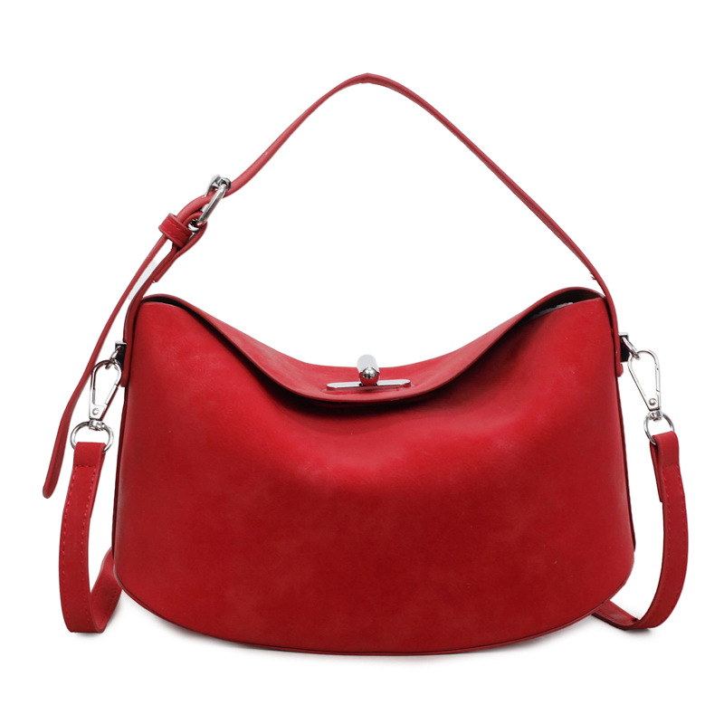PU kožna Crescent crossbody torba za posao – srednja veličina ženska torba