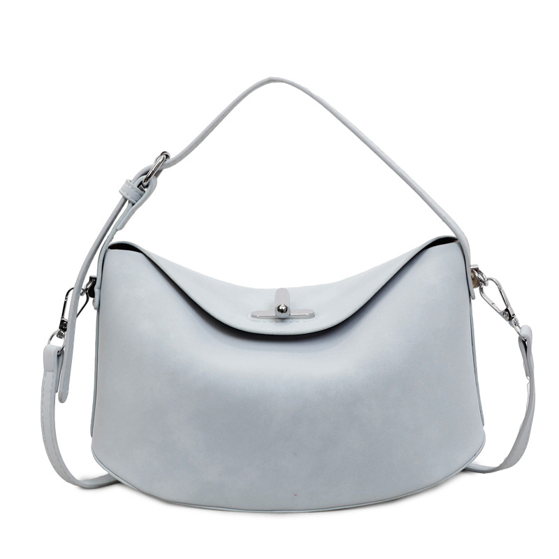 PU kožna Crescent crossbody torba za posao – srednja veličina ženska torba