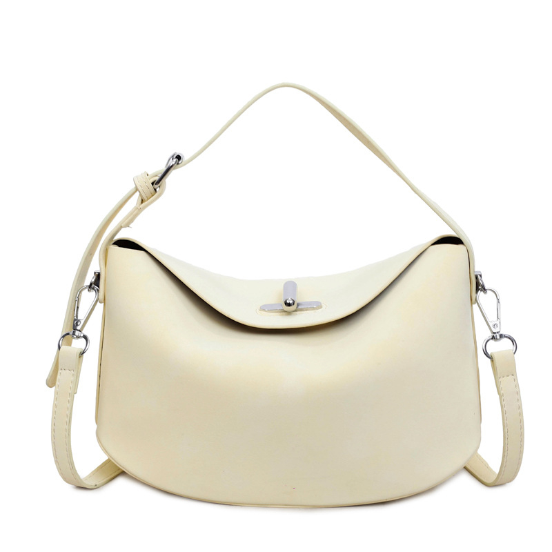 PU kožna Crescent crossbody torba za posao – srednja veličina ženska torba