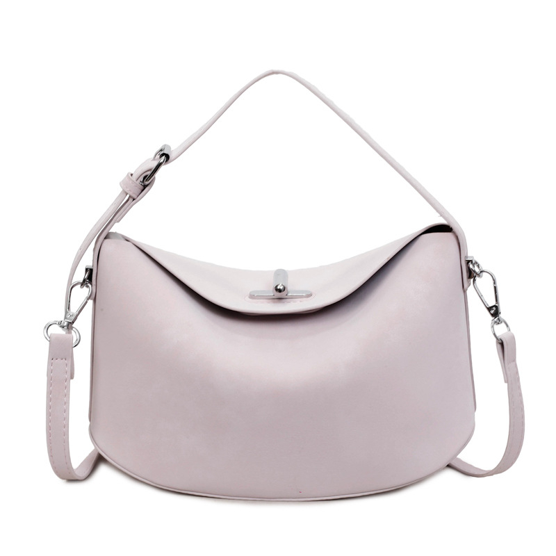 PU kožna Crescent crossbody torba za posao – srednja veličina ženska torba